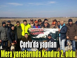 Çorluda yapılan mera yarışlarında Kandıra 2. oldu