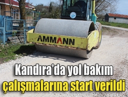 Kandırada yol bakım çalışmalarına start verildi