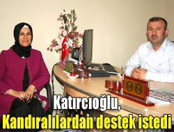 Katırcıoğlu, Kandıralılardan destek istedi