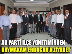 Kandıra Ak Parti İlçe Yönetiminden Kaymakam Erdoğana ziyaret