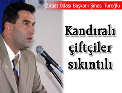 Turoğlu: Kandıralı çiftçiler sıkıntılı