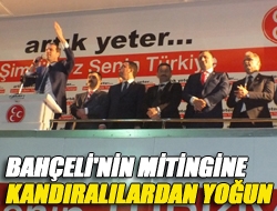 Bahçeli'nin mitingine Kandıralılardan yoğun