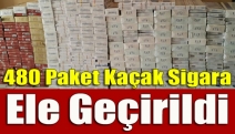 480 Paket Kaçak Sigara Ele Geçirildi