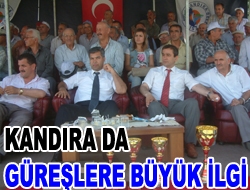 Kandıra'da güreşlere büyük ilgi