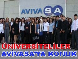 Üniversiteliler AvivaSA'ya konuk