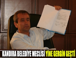 Kandıra Belediye Meclisi yine gergin geçti