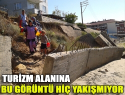 Turizm alanına bu görüntü hiç yakışmıyor