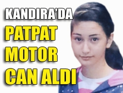 Kandırada patpat motor can aldı