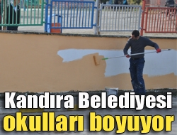 Kandıra Belediyesi okulları boyuyor