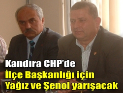 Kandıra CHPde İlçe Başkanlığı için Yağız ve Şenol yarışacak