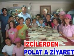 İzcilerden Polat'a ziyaret