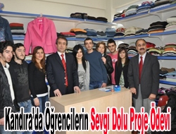 Kandıra’da Öğrencilerin Sevgi Dolu Proje Ödevi