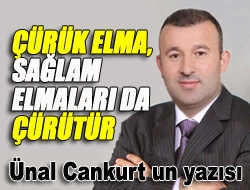 Çürük elma, sağlam elmaları da çürütür