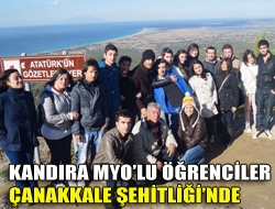 Kandıra MYOlu öğrenciler Çanakkale Şehitliğinde