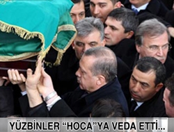 Erbakan için Fatih Camiinde tören