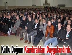 Kutlu Doğum Kandıralıları duygulandırdı