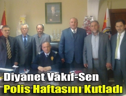 Diyanet Vakıf-Sen Polis Haftasını kutladı