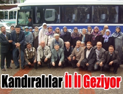 Kandıralılar il il geziyor