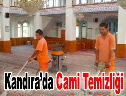 Kandırada cami temizliği