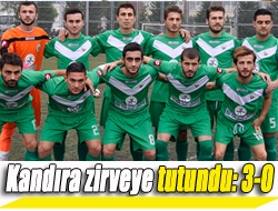 Kandıra zirveye tutundu: 3-0