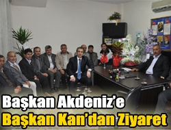 Başkan Akdenize Başkan Kandan Ziyaret
