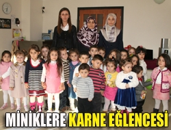 Miniklere karne eğlencesi