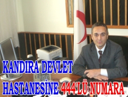 Kandıra Devlet Hastanesine 444'lü numara