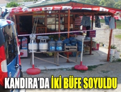 Kandırada iki büfe soyuldu