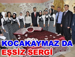 Kocakaymaz'da eşsiz sergi