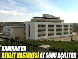 Kandıra'da Devlet Hastanesi ay sonu açılıyor