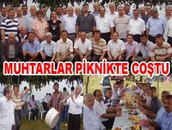 Kandıralı muhtarlar piknikte coştu