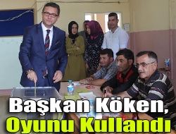 Başkan Köken, oyunu kullandı