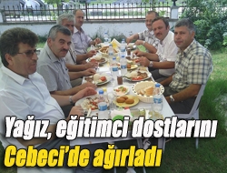 Yağız, eğitimci dostlarını Cebecide ağırladı