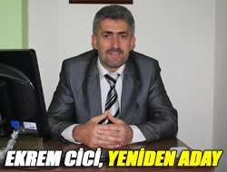 Ekrem Cici, yeniden aday