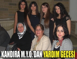 Kandıra M.Y.O.dan yardım gecesi