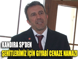 Kandıra SPden şehitlerimiz için gıyabi cenaze namazı