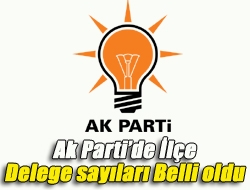 Ak Partide ilçe delege sayıları belli oldu