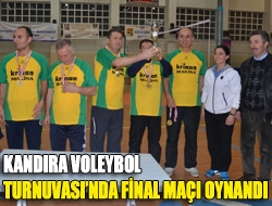 Kandıra Voleybol Turnuvasında final maçı oynandı