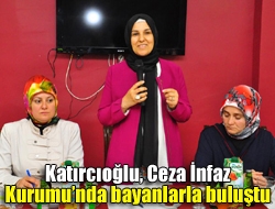 Katırcıoğlu, Ceza İnfaz Kurumunda bayanlarla buluştu