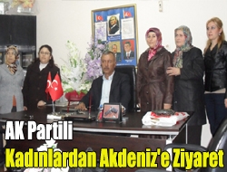 AK Partili kadınlardan Akdeniz'e ziyaret