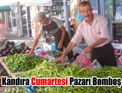 Kandıra Cumartesi Pazarı bomboş