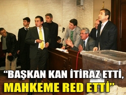 Başkan Kan itiraz etti, Mahkeme red etti