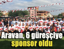 Aravan, 6 güreşçiye sponsor oldu