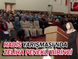 Hadis Yarışması'nda Zeliha Penekli birinci