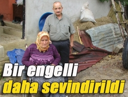 Bir engelli daha sevindirildi