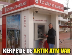 Kerpede de artık ATM var