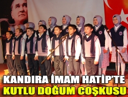 Kandıra İmam Hatipte kutlu doğum coşkusu