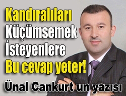 Kandıralıları küçümsemek isteyenlere bu cevap yeter!