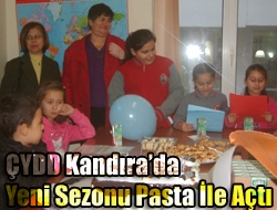 ÇYDD Kandırada yeni sezonu pasta ile açtı