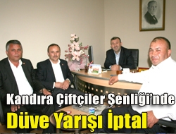 Kandıra Çiftçiler Şenliğinde düve yarışı iptal